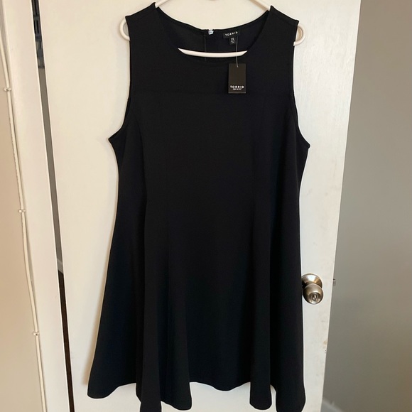 Torrid A-Line Scuba Sleeveless Dress - Size 20 - Picture 5 of 16